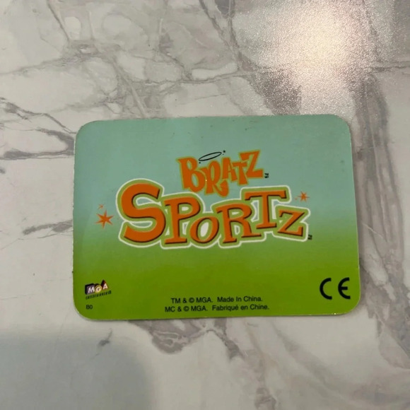 Bratz Sportz Rockin Cheerleading Sasha Sticker Vintage - Picture 2 of 2